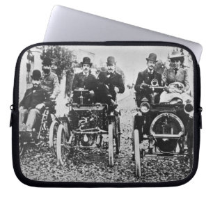 Marcel (d.1903) und Louis (1877-1944) Renault driv Laptopschutzhülle