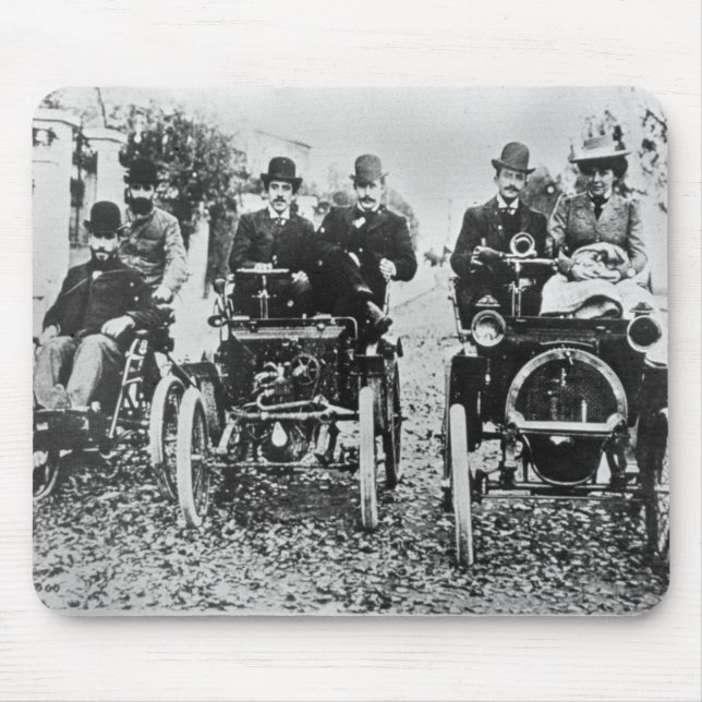 Marcel (d.1903) und Louis (1877-1944) Renault driv Mousepad (Vorne)