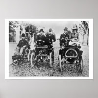 Marcel (d.1903) und Louis (1877-1944) Renault driv