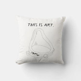 Marcel Duchamp's Fountain R.Mutt 1917 Kissen