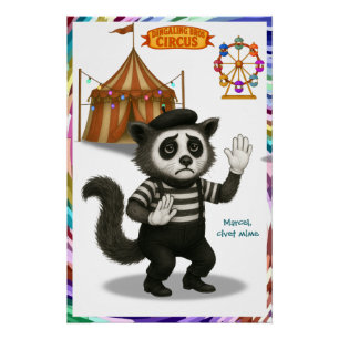 Marcel, Mimen-Schleichkatze Poster