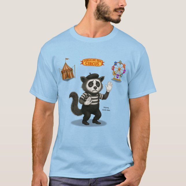Marcel, Mimen-Schleichkatze T-Shirt (Vorderseite)