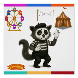 Marcel, mimender Schleichkatze Poster
