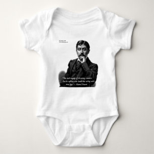 Marcel Proust & Famous Zitat Baby Strampler