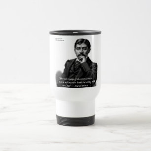 Marcel Proust & Famous Zitat Reisebecher