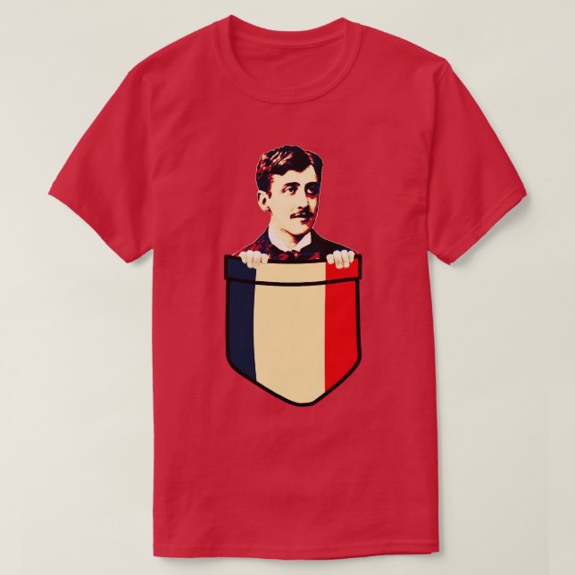 Marcel Proust in meiner Tasche T-Shirt (Design vorne)