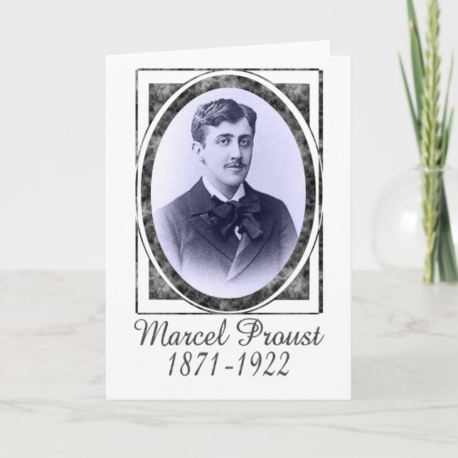 Marcel Proust Karte (Vorderseite)