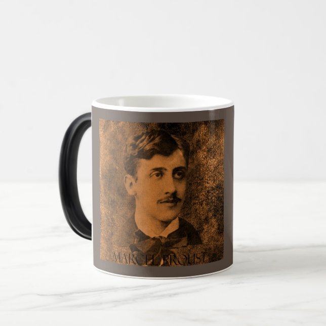 Marcel Proust - magische Tasse (Vorderseite Links)
