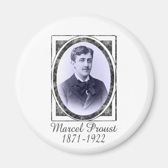 Marcel Proust Magnet (Vorne)