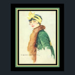 Marcello Dudovich 1920er Art Deco Flapper Print Poster<br><div class="desc">20er Jahre. Art Deco Print von Marcello Dudovich 11x14 in anderen Größen.</div>