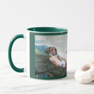 Marcello la création du chien tasse d'art de 11