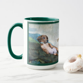 Marcello la création du chien tasse d'art de 15