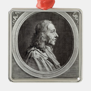 Marcello Malpighi alterte 67, 1694 Silbernes Ornament