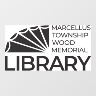 Marcellus Twp. Fensterheber für die Bibliothek von Fensteraufkleber