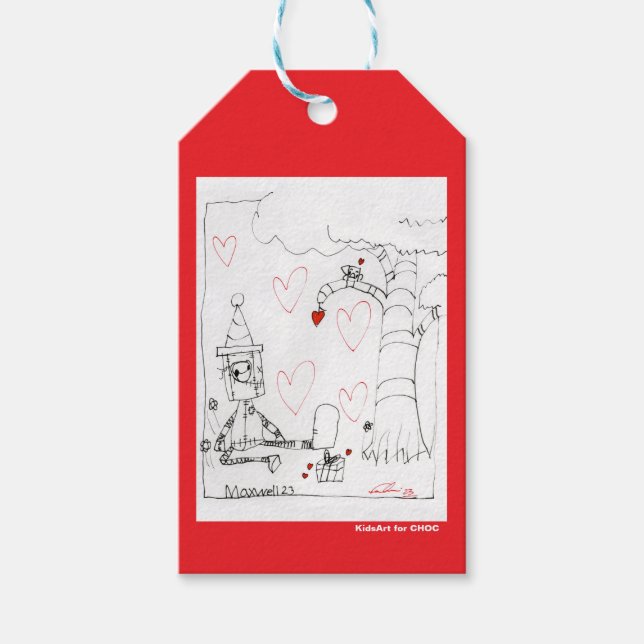 Marcenivo's Heart - KidsArt für CHOC Geschenkanhänger (Vorderseite)