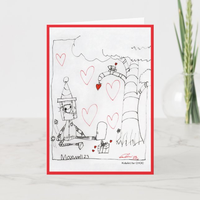 Marcenivo's Heart - KidsArt für CHOC Karte (Vorderseite)