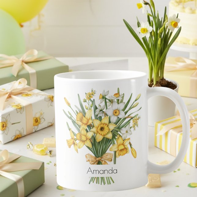 March Birth Flower Mug | Daffodils Mug Kaffeetasse (Von Creator hochgeladen)