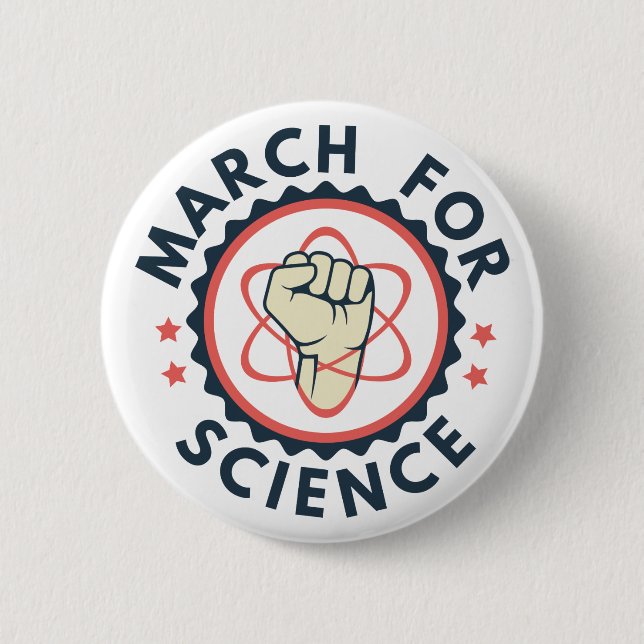 March For Science Button (Vorderseite)