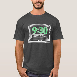 Marché agité des traders Ouverture à 9h30 T-shirt