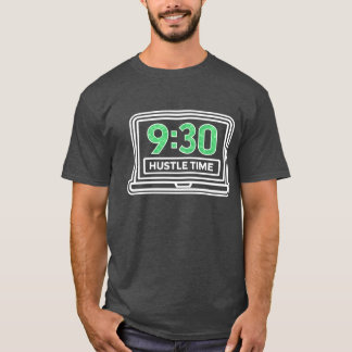 Marché agité des traders Ouverture à 9h30 T-shirt
