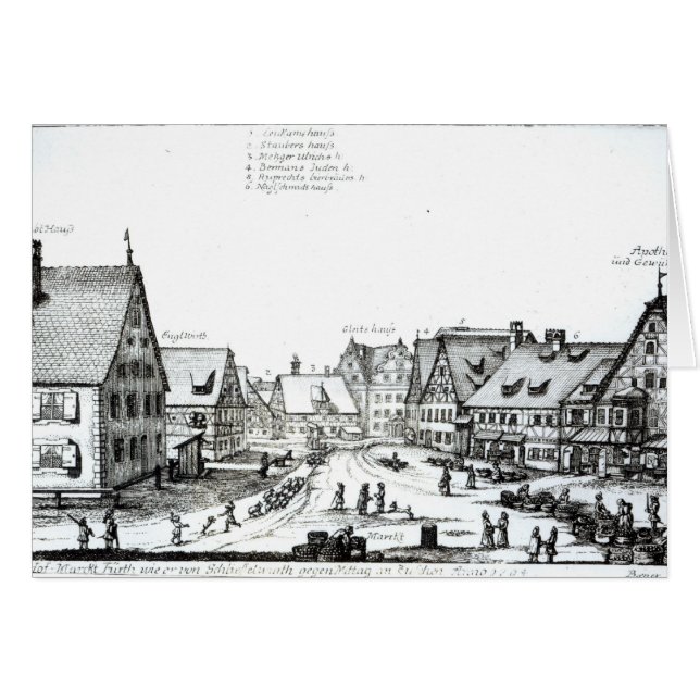 Marché allemand, 1704 (Devant horizontal)