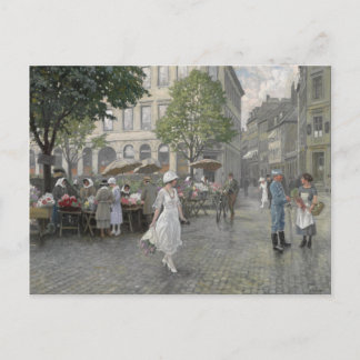 Marché aux fleurs postkarte