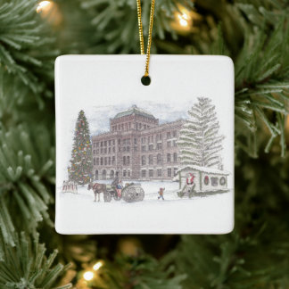 Marche de Noël à Genève ornement céramique