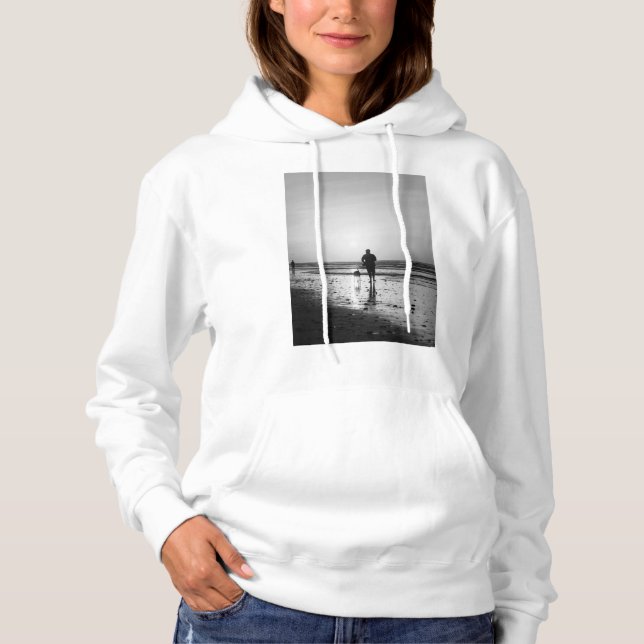 Marche du matin Sweat - shirt à capuche en niveaux (Devant)