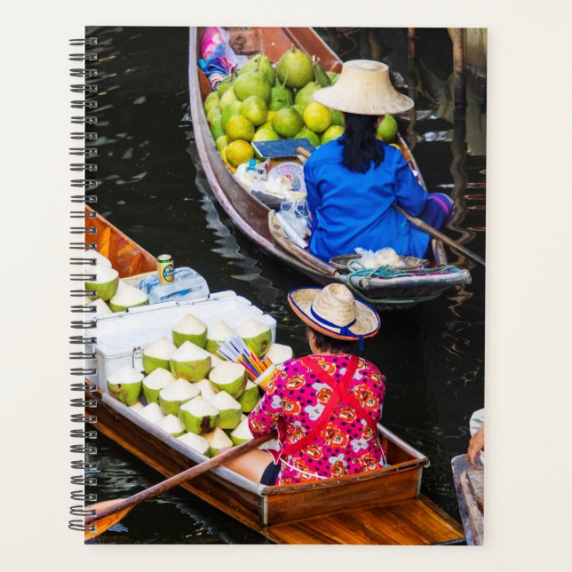 Marché flottant à Bangkok (Devant)