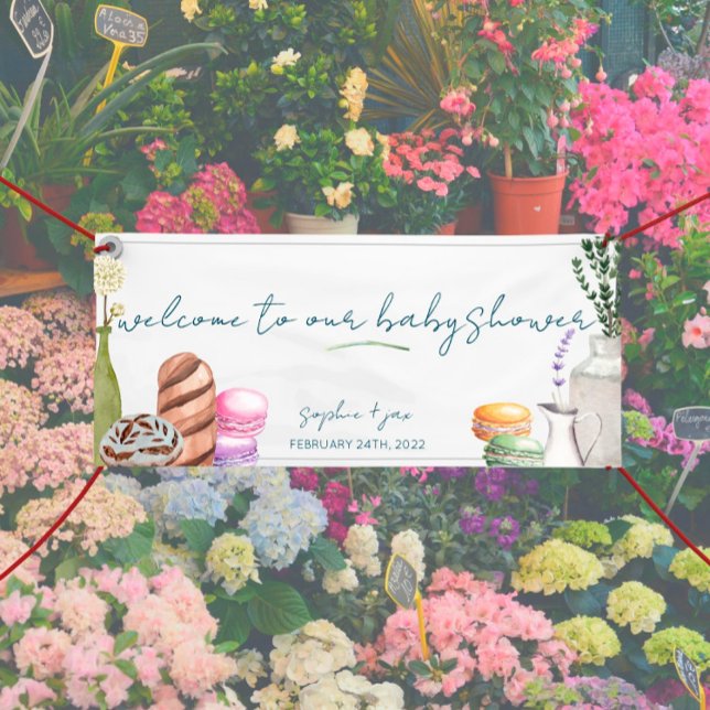 Marché français - Grande bannière de bienvenue en  (Créateur téléchargé)