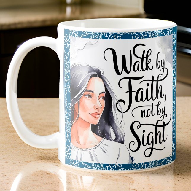 Marche Personnalisée Par Faith Christian Women Mug (Créateur téléchargé)