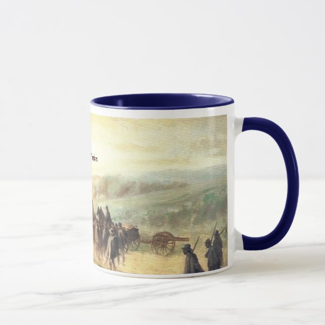 Marche sous la pluie après tasse de Gettysburg (Droite)