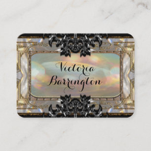 Marchelayne 2.5" Pearl Beruflich Round Visitenkarte