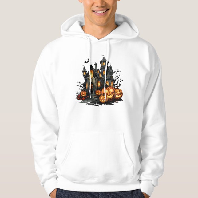 Märchen am halloween mit Kürbis niedlich Hoodie (Vorderseite)