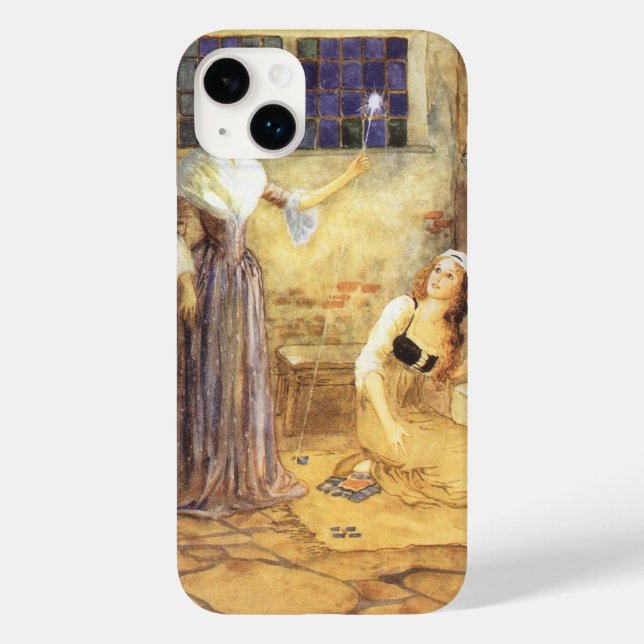 Märchen-Ascheputtel mit Feenpatin Case-Mate iPhone 14 Plus Hülle (Rückseite)