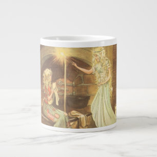 Märchen aus alter Zeit, Aschenputtel und gute Fee Jumbo-Tasse