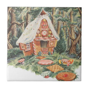 Märchen aus alter Zeit, Hänsel und Gretel Zuckerha Fliese