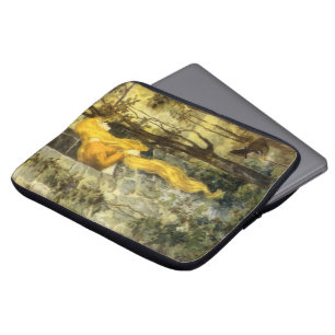 Märchen aus alter Zeit, Rapunzel mit langen blonde Laptopschutzhülle
