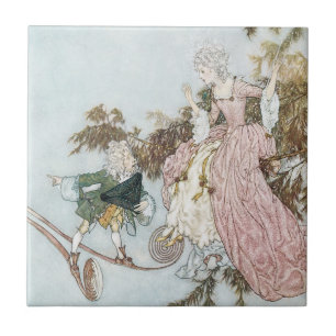 Märchen Dornröschen von Edmund Dulac Fliese