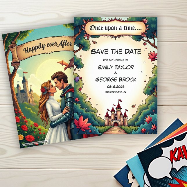 Märchen Einst Zur Zeit Schloss Waldhochzeit Save The Date (Von Creator hochgeladen)