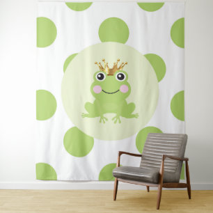 Märchen-Froschkönig-Baby-Party Wandteppich