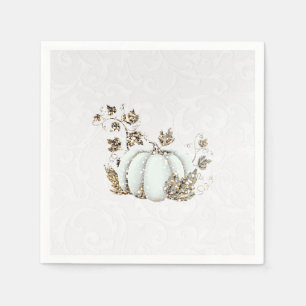 Märchen Gold Weiße Kürbis Fee Märchen Party Serviette
