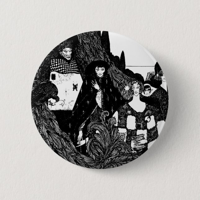 Märchen - Illustration 2 Button (Vorderseite)