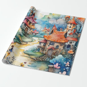 Märchen im Märchenwappenpapier Geschenkpapier