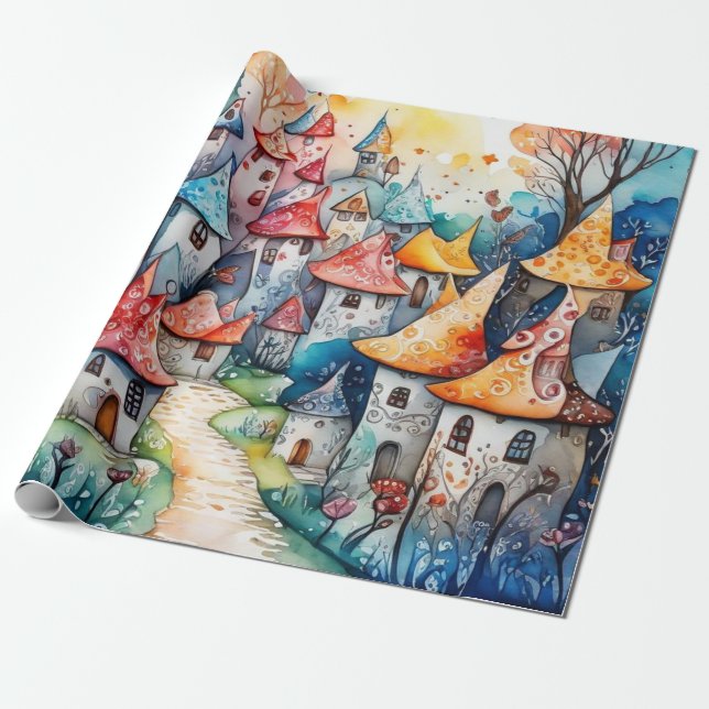 Märchen im Märchenwappenpapier Geschenkpapier (Ungerollt)