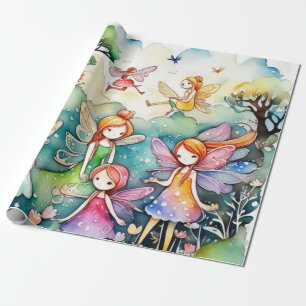 Märchen im Märchenwappenpapier Geschenkpapier