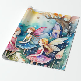 Märchen im Märchenwappenpapier Geschenkpapier