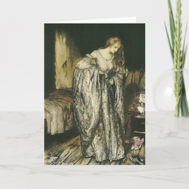 Märchen-Schein-Kleid durch Arthur Rackham Karte (Vorderseite)