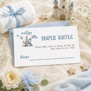 Märchen Traumhafter Drachenritter Baby Shower Wind Begleitkarte