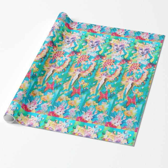 MÄRCHEN ÜBER TRAUBEN GESCHENKPAPIER (Ungerollt)